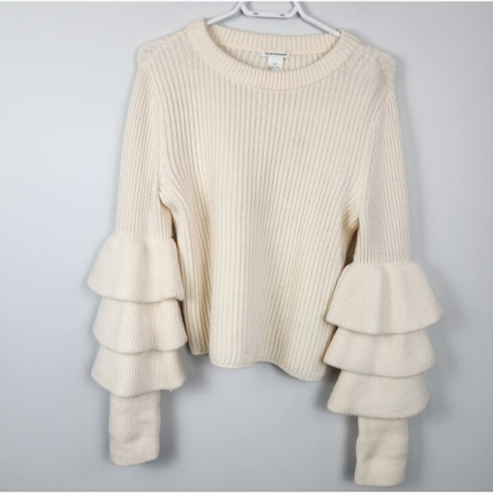 Club Monaco Asal Knit Sweater Women Size S Merino Wool Soft - Picture 3 of 15